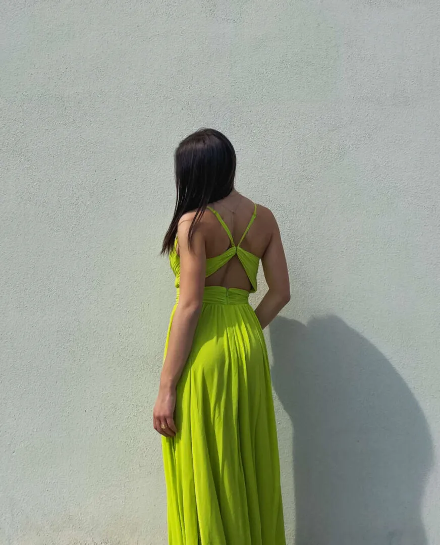 Abito Cerimonia Lime