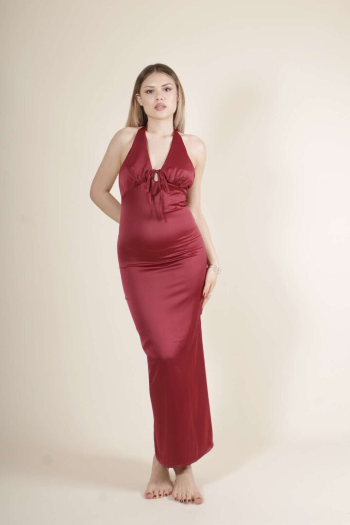 Abito Satin Lungo