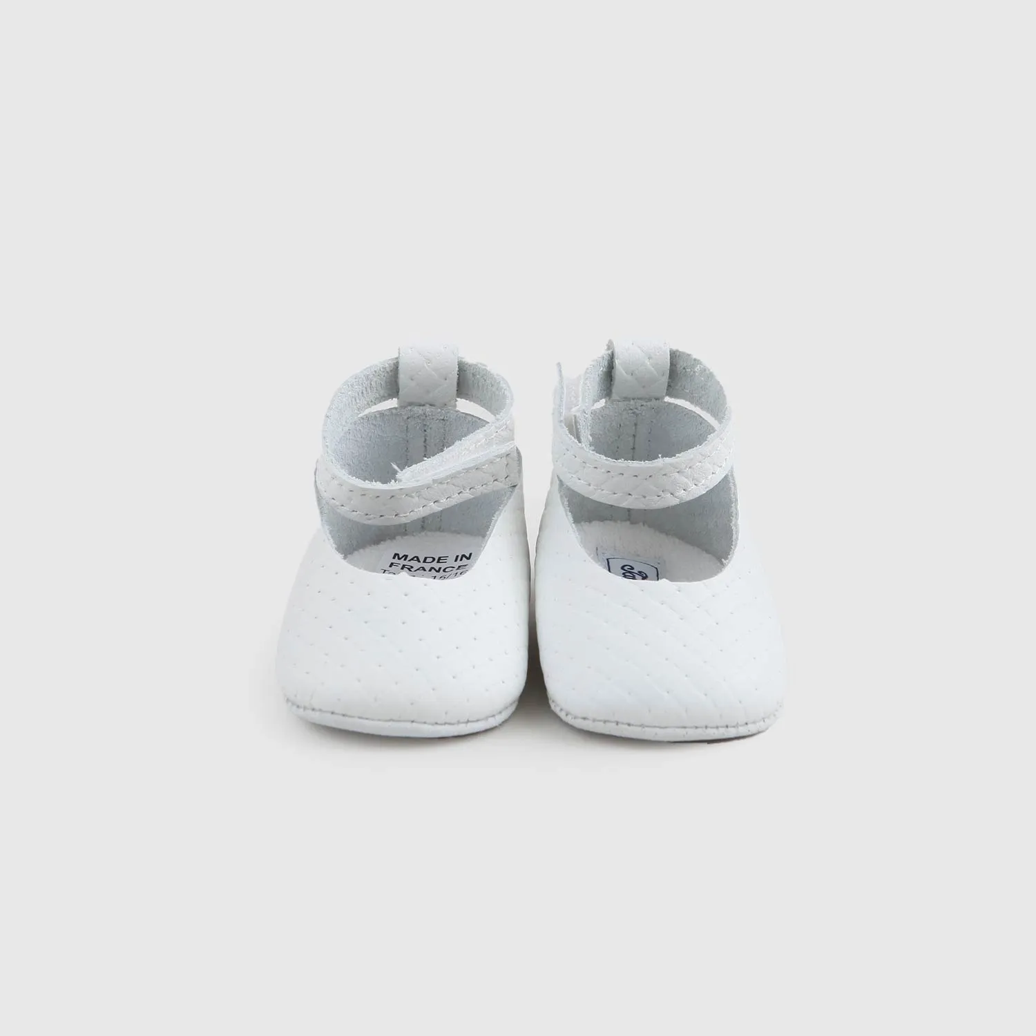 Baby Ballerina In Pelle Bianca