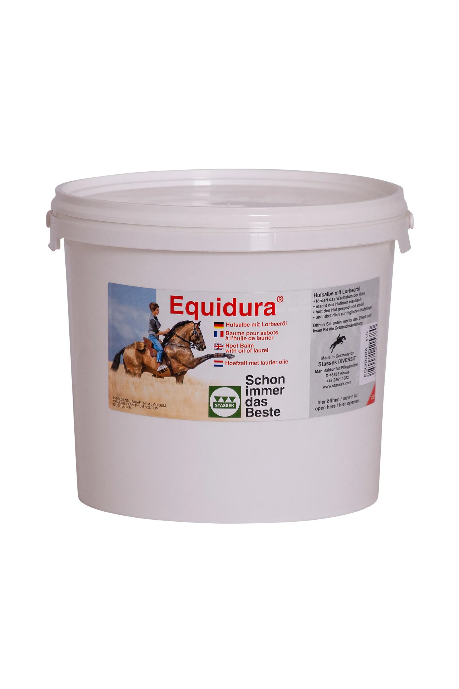 Balsamo per zoccoli Stassek Equidura, 1000 ml