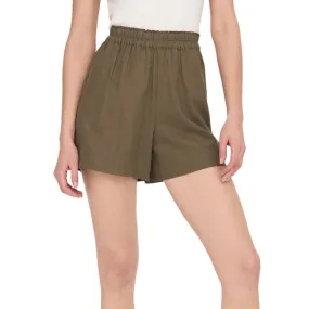 Bermuda V.Alta Elastica Misto Lino TOKYO Donna ONLY