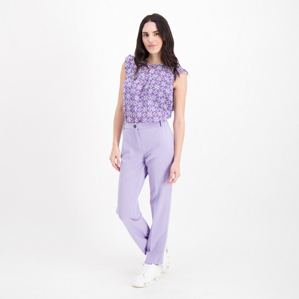 EMME MARELLA PANTALONI CHINO STRETCH VERDIER DONNA