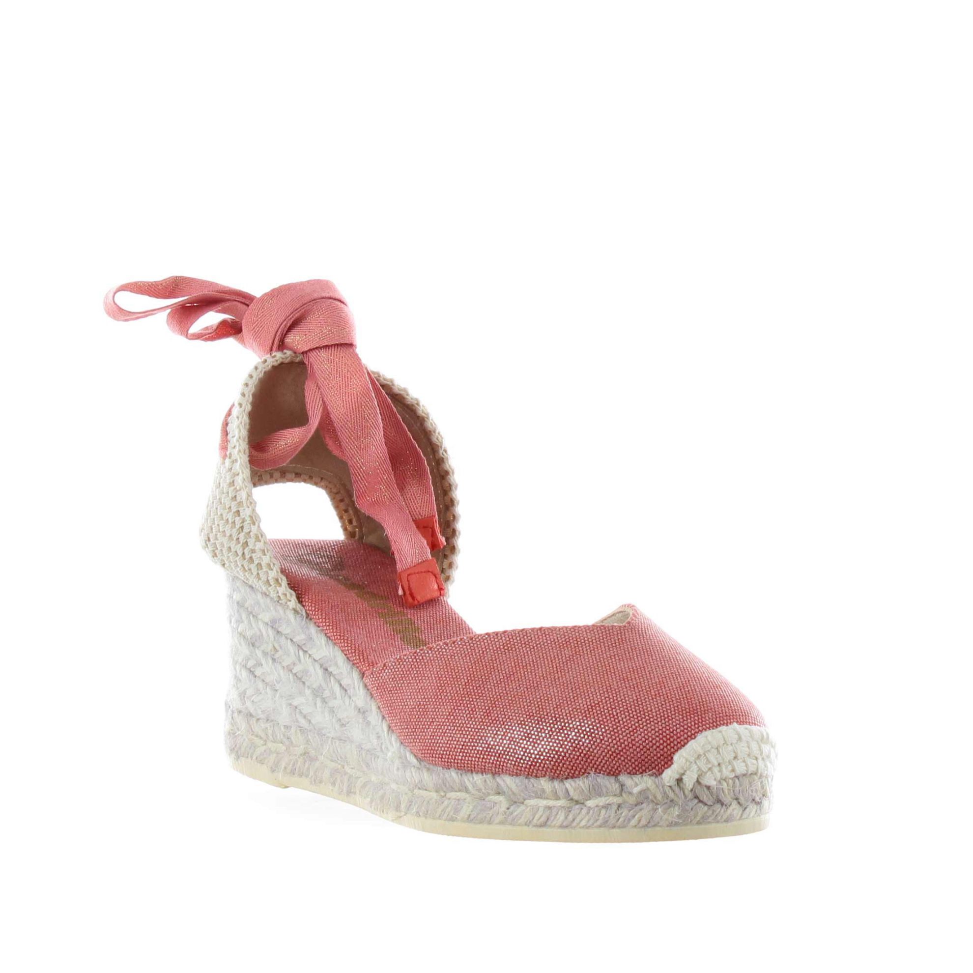 Espadrillas rof t.d. in lino effetto glitter