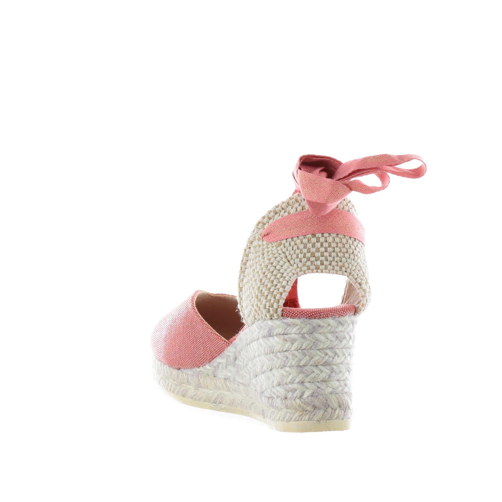 Espadrillas rof t.d. in lino effetto glitter