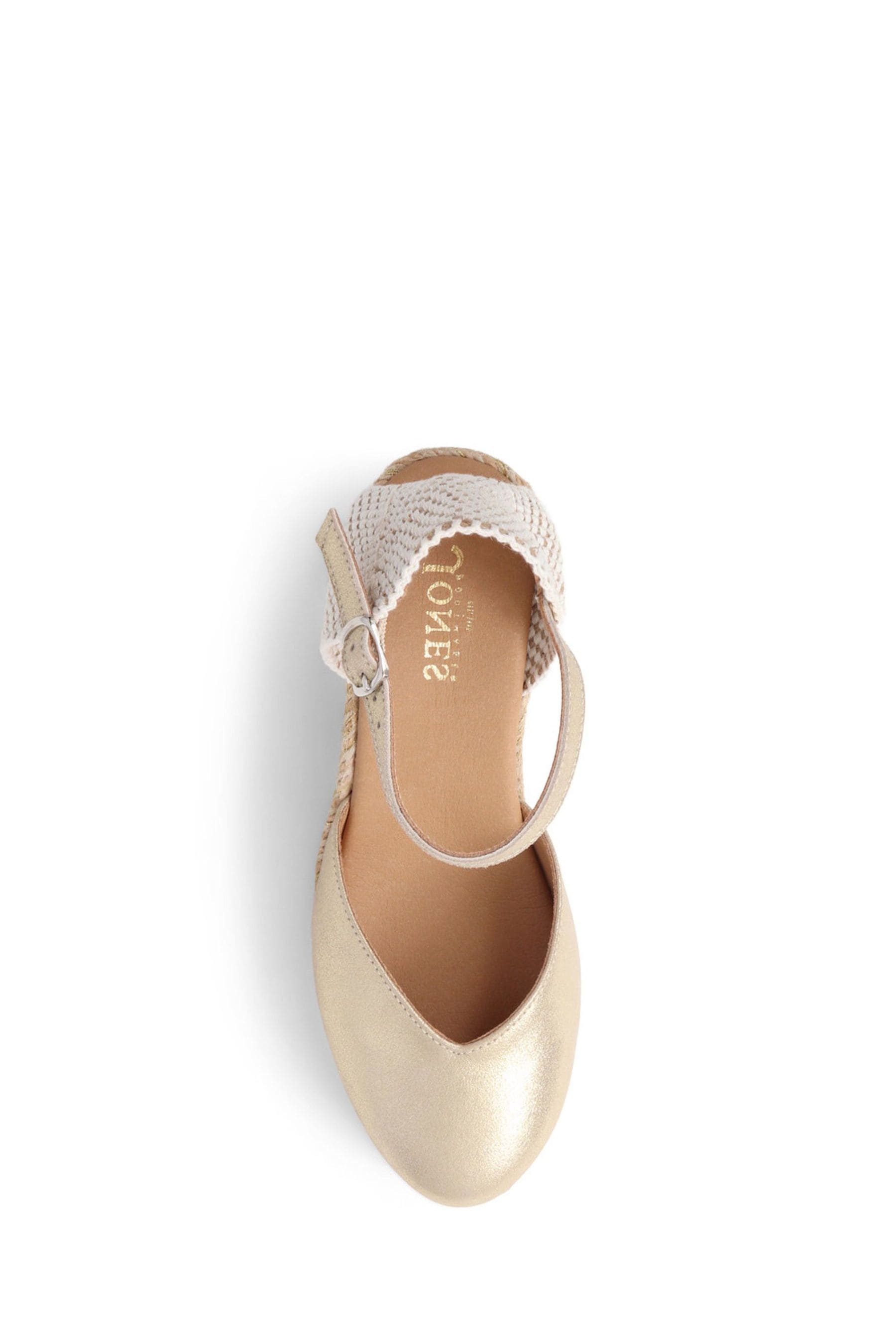 Jones Bootmaker Oro - Rosina - Espadrillas in pelle