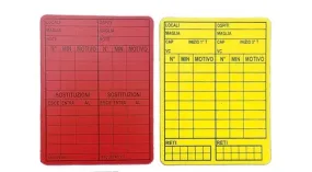 Kit Cartellini arbitro riscrivibili