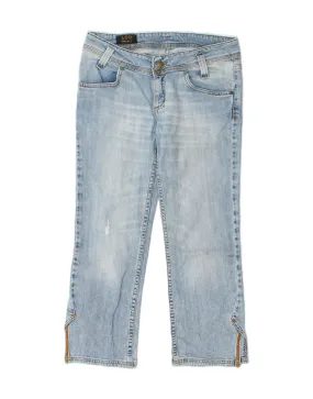LEE Womens Leola Straight Capri Jeans W28 L23 Blue Cotton