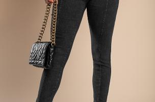 Leggings imbottiti a vita alta, nero