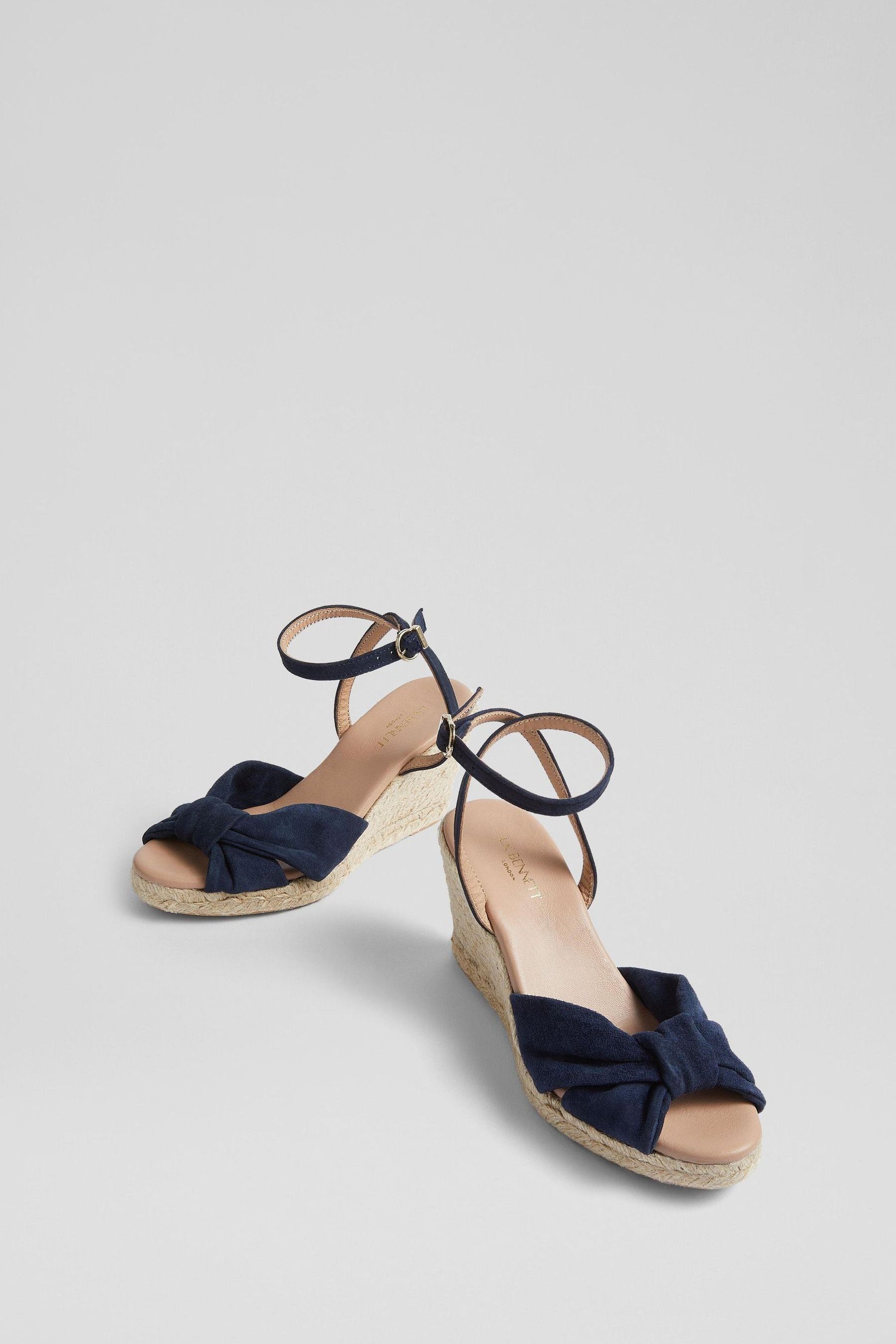 LK Bennett - Angela - Sandali stile espadrillas scamosciate