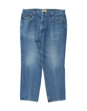 L.L.BEAN Mens Classic Fit Straight Jeans W38 L30 Blue Cotton