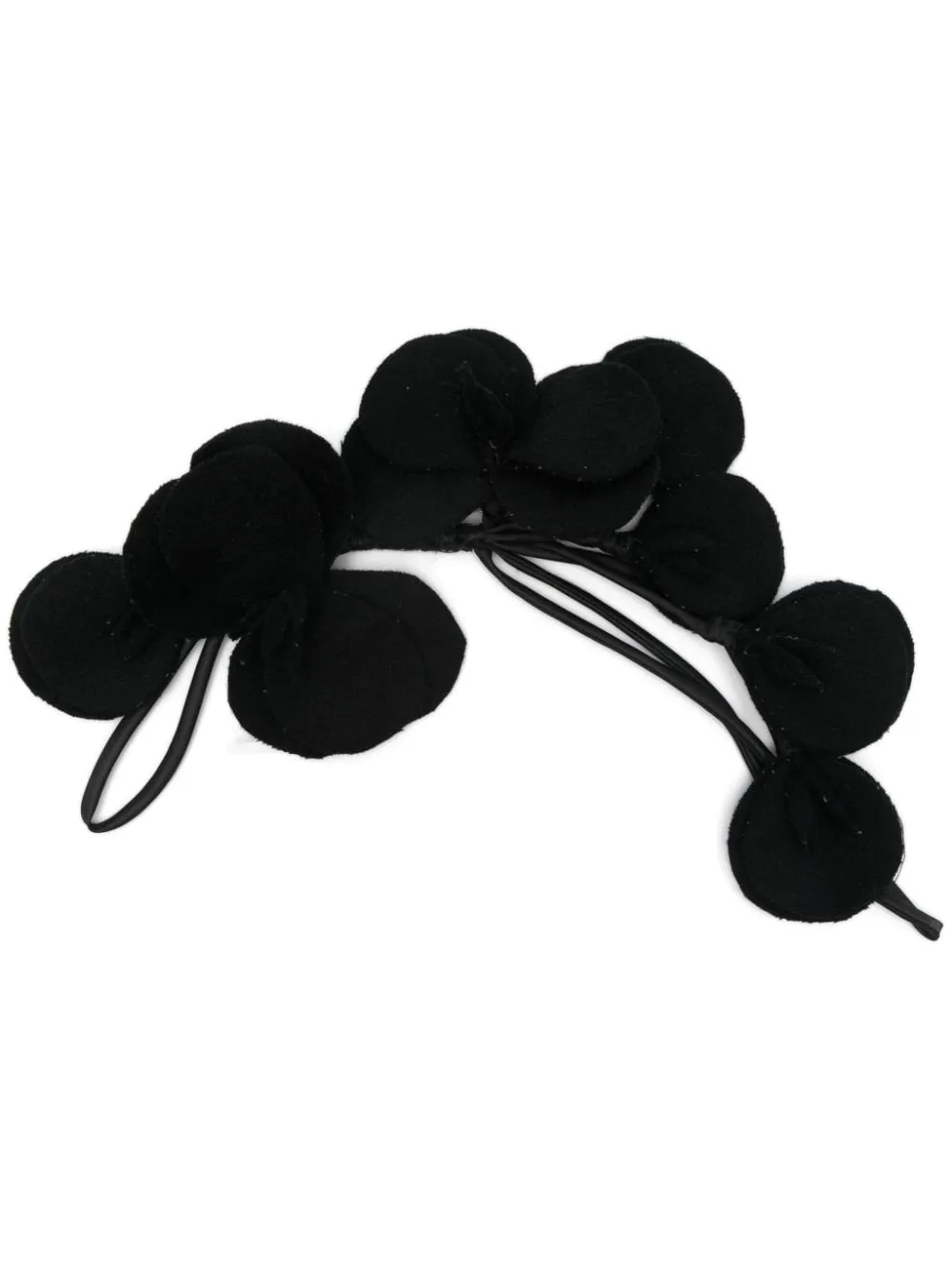 P.a.r.o.s.h. Spilla Nero Donna a fiore