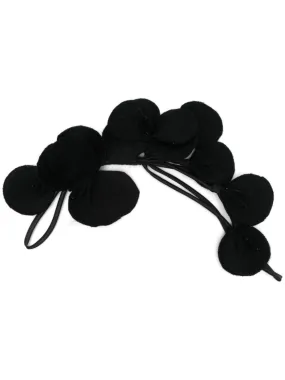 P.a.r.o.s.h. Spilla Nero Donna a fiore