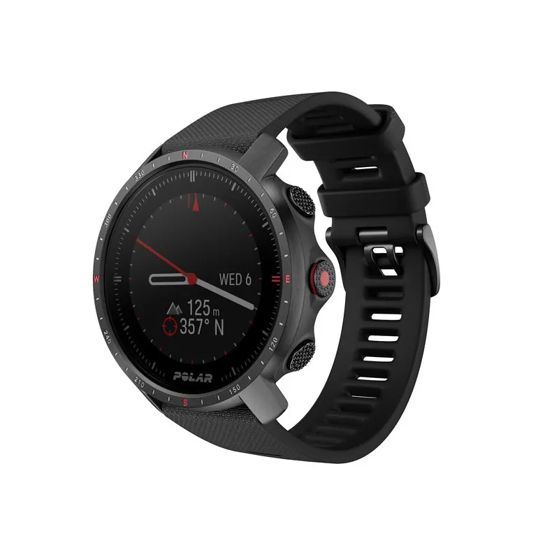 POLAR GRIT X PRO OROLOGIO TRAIL GPS OUTDOOR MULTISPORT WATCH CARDIO RUNNING PALESTRA - SIZE M/L - NERO