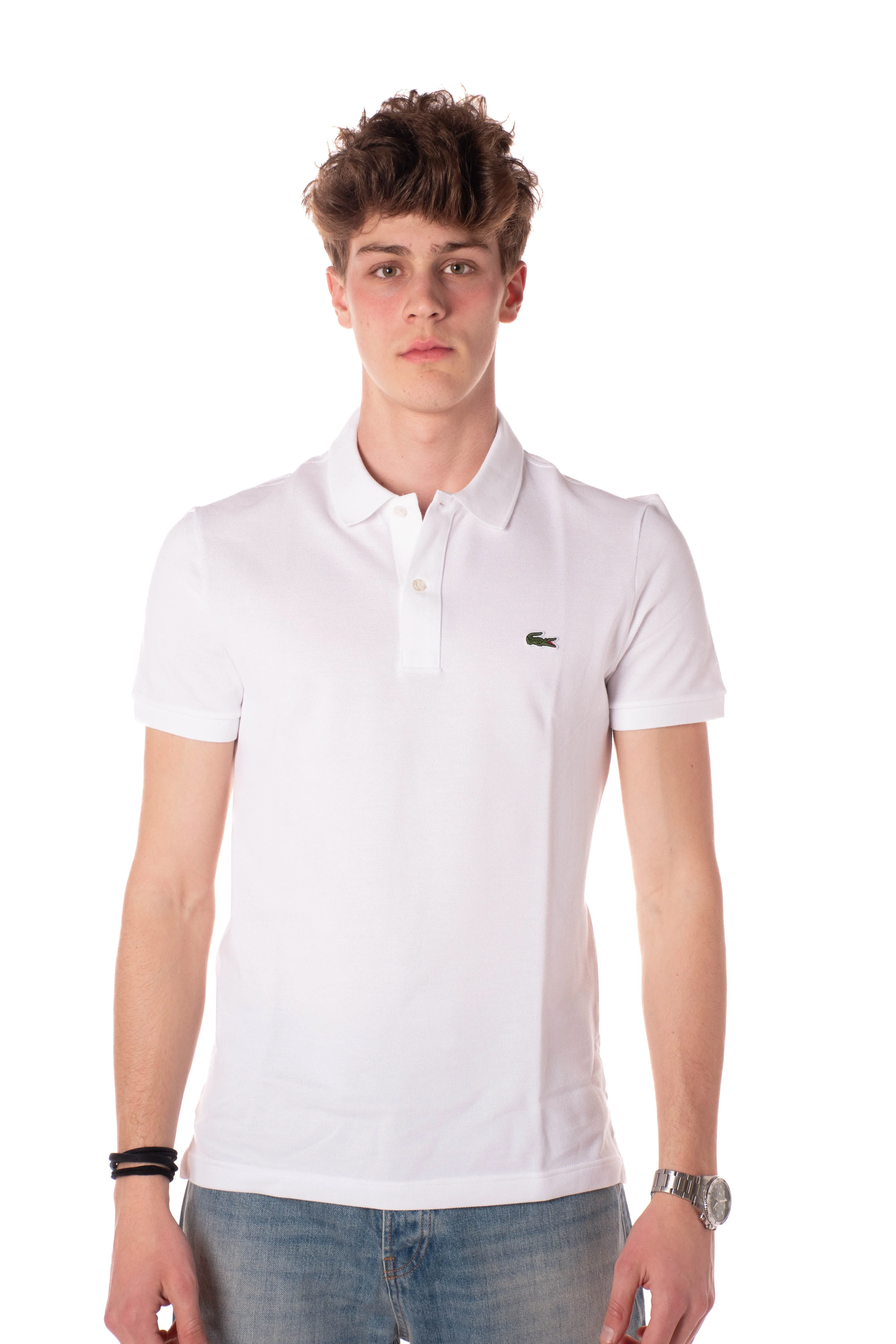 Polo Classic Fit Uomo Bianca