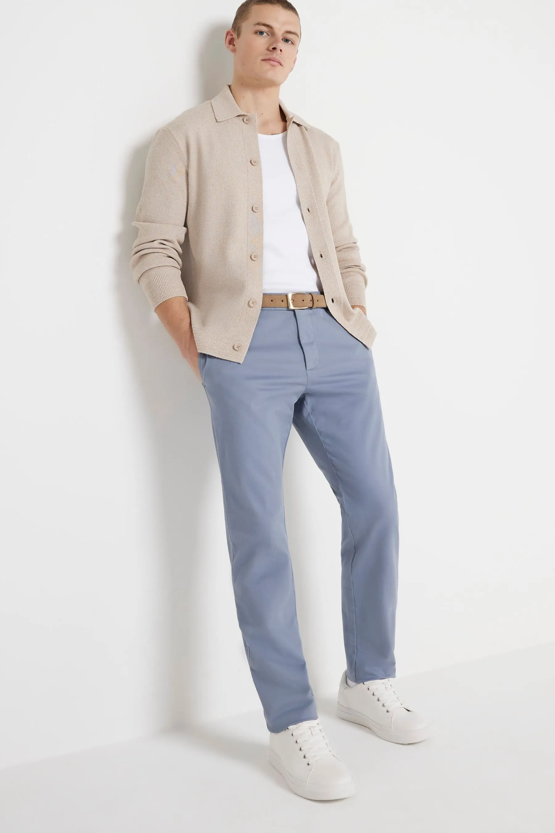 River Island - Confezione multipla Pantaloni chino skinny