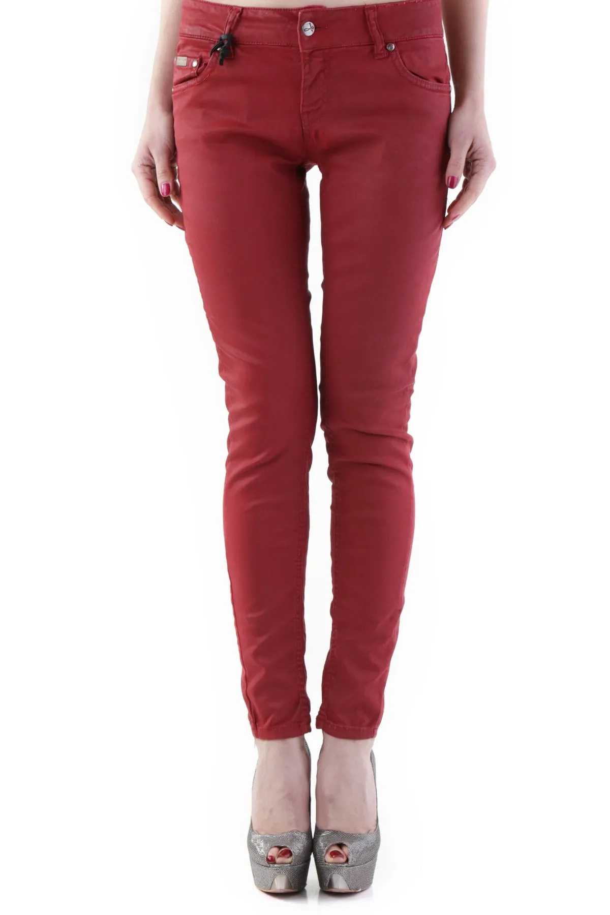 Sexy Woman jeans aderenti rossi   