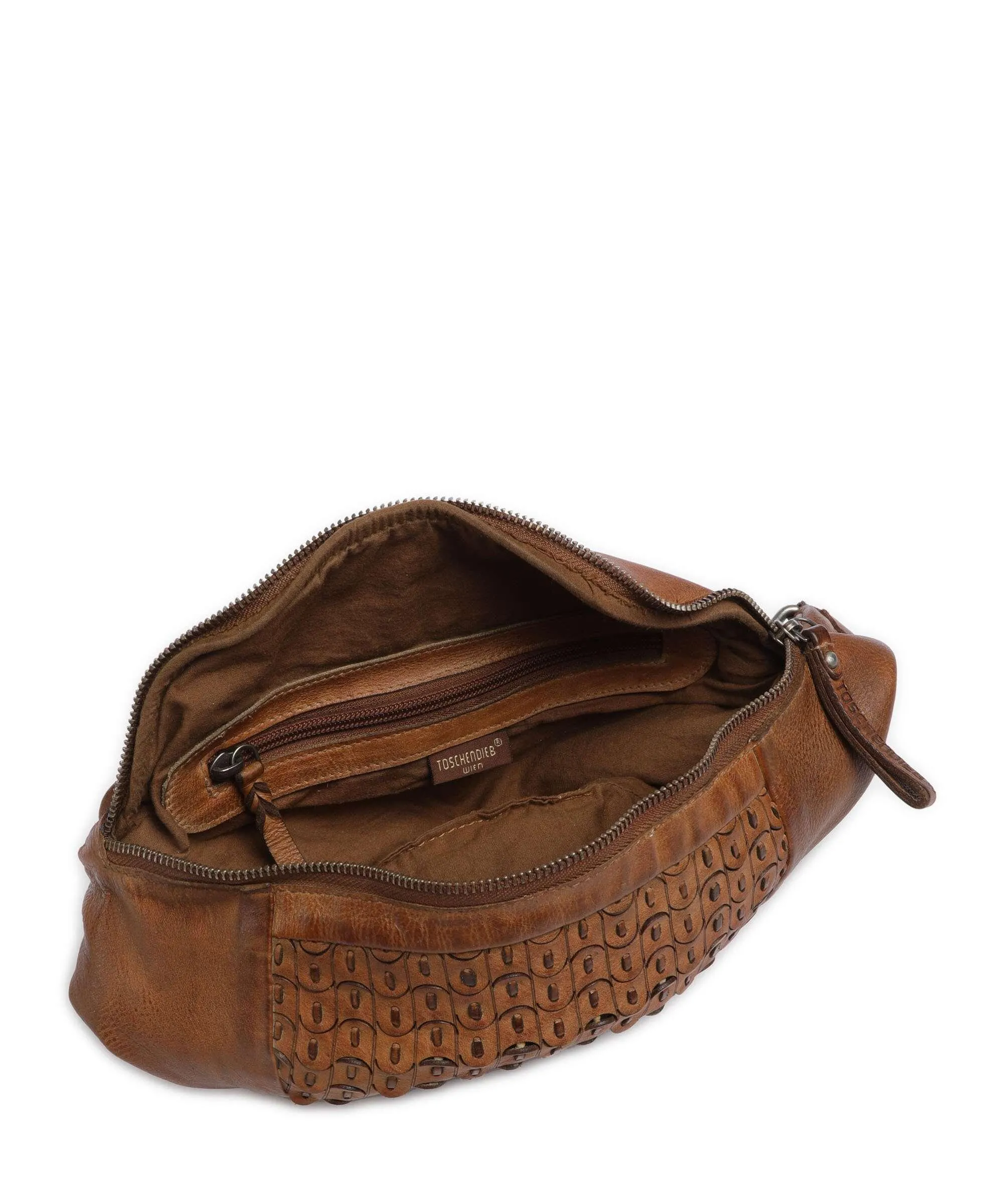  Taschendieb Wien Am Bauernmarkt 8 Borsa a tracolla pelle di vacchetta grana marrone  