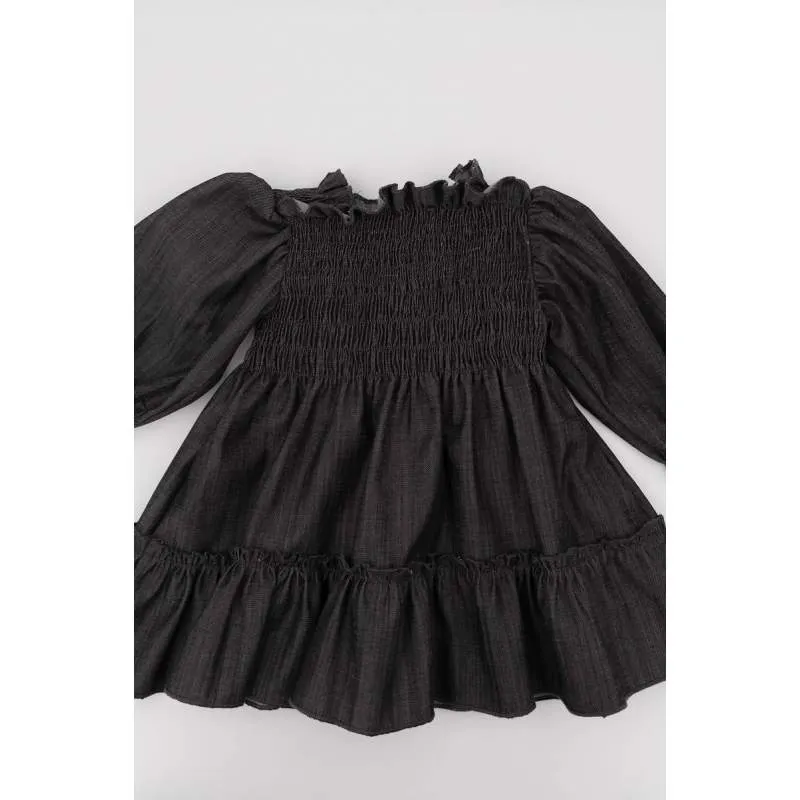 Vestito frou frou Dark Grey Bamboom